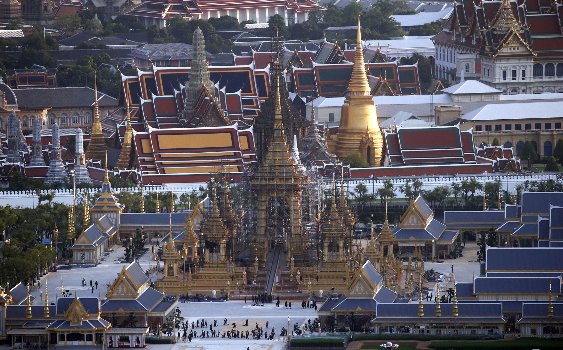 Thailand Royal Funeral Prep Photo Gallery
